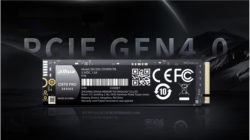 保定大华C970 PRO系列PCIe Gen4.0固态硬盘预售开启，7400MB/s超速体验