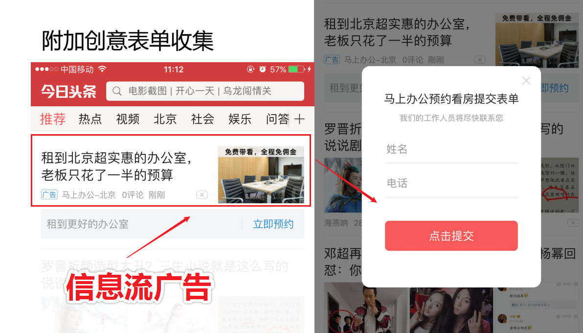信息流广告效果