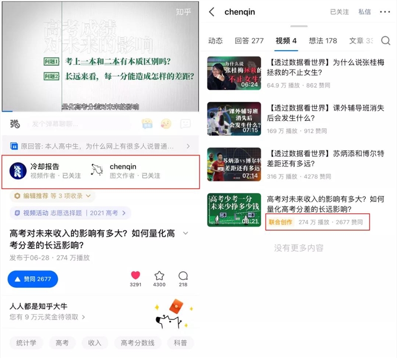 尖草坪为什么知乎成为视频创作的内容池？